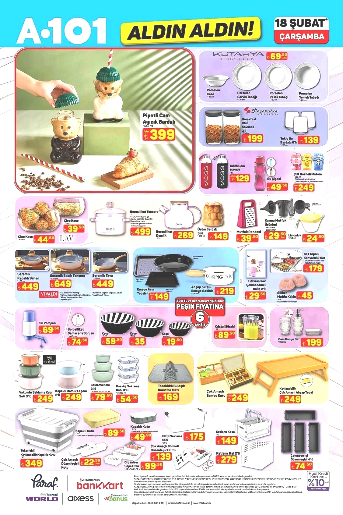 18 ŞUBAT A101 AKTÜEL KATALOGU