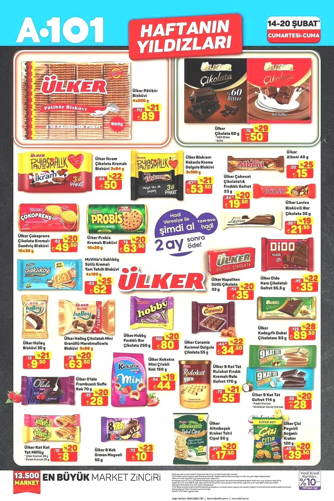 14-20 ŞUBAT A101 HAFTANIN YILDIZLARI AKTÜEL KATALOĞU
