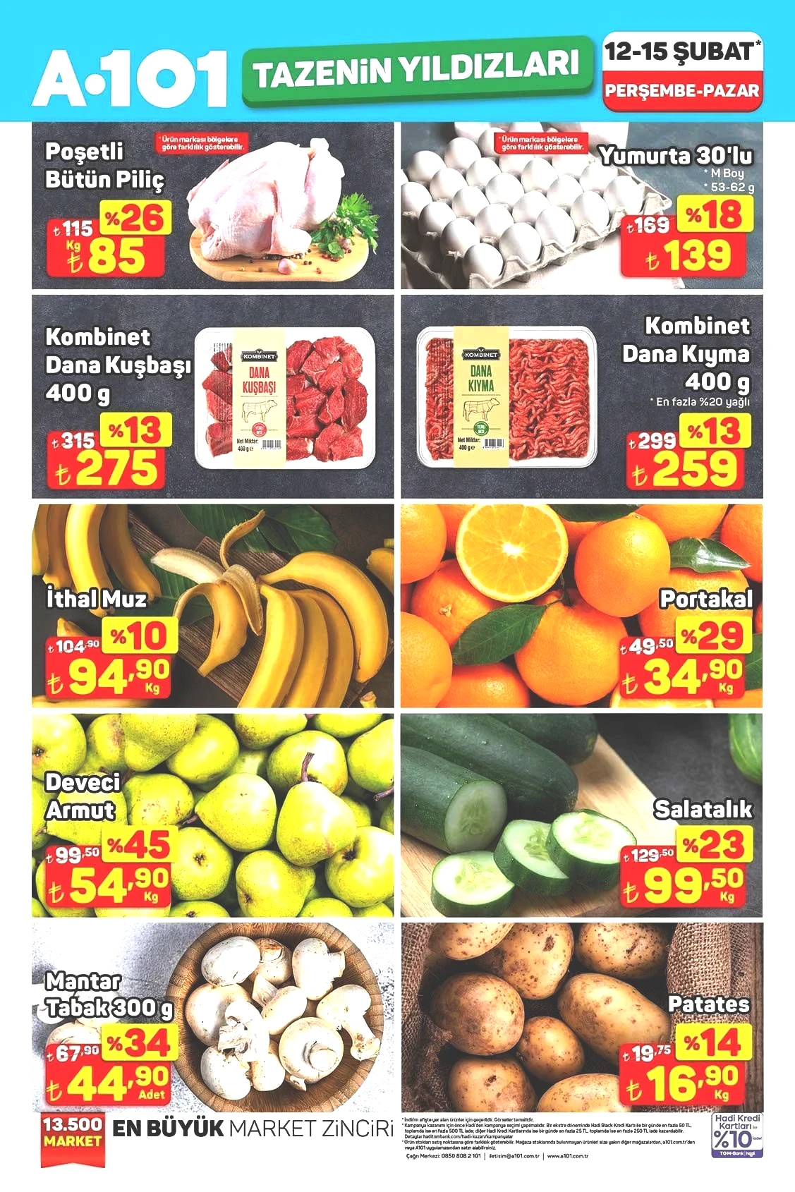 12-15 ŞUBAT A101 AKTÜEL İNDİRİMLERİ
