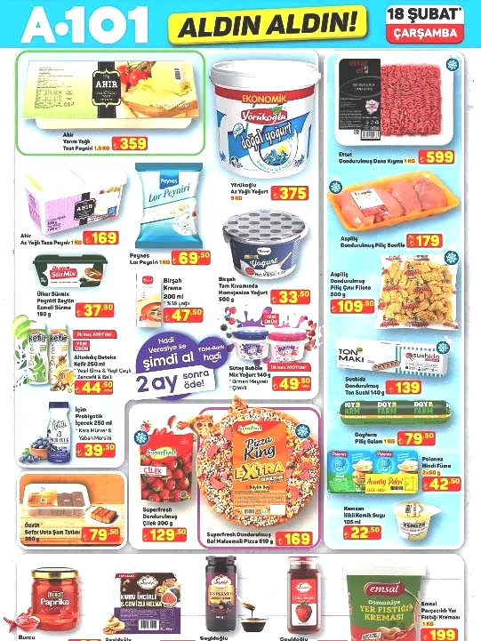 A101 AKTÜEL ÜRÜNLER AFİŞİ 18 ŞUBAT 2026 (YENİ LİSTE TAMAMI)