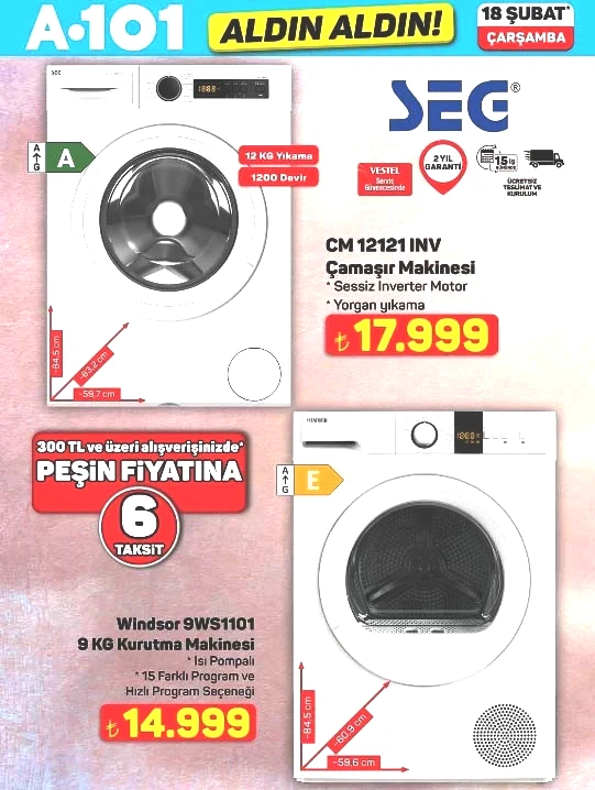 A101 AKTÜEL ÜRÜNLER AFİŞİ 18 ŞUBAT 2026 (YENİ LİSTE TAMAMI)