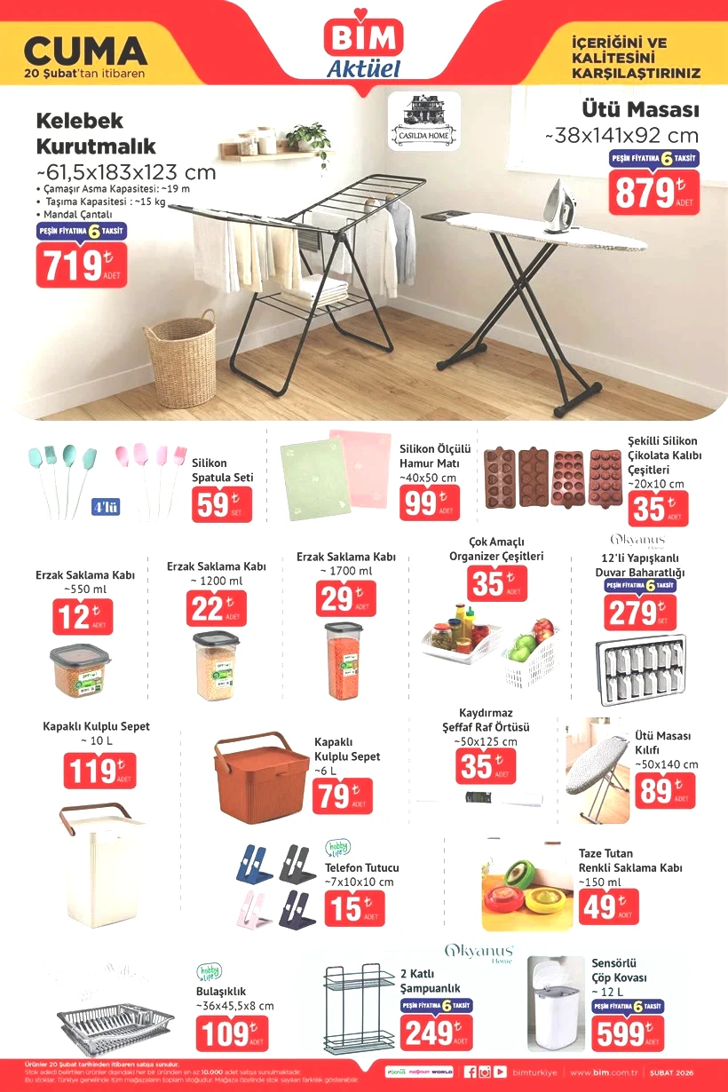 20 Şubat BİM Kataloğu 2026 Ankastre Set, Taşınabilir Fotoğraf Yazıcısı, Karaoke Mikrofon Satışta - Resim : 3