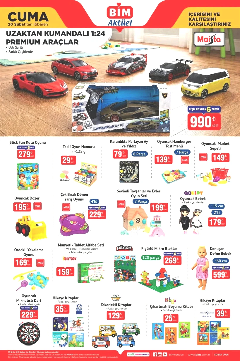 20 Şubat BİM Kataloğu 2026 Ankastre Set, Taşınabilir Fotoğraf Yazıcısı, Karaoke Mikrofon Satışta - Resim : 1