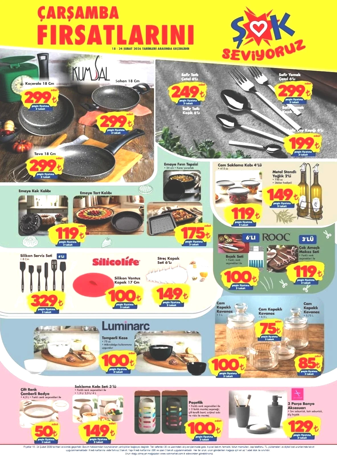 18-24 ŞUBAT ŞOK AKTÜEL KATALOĞU