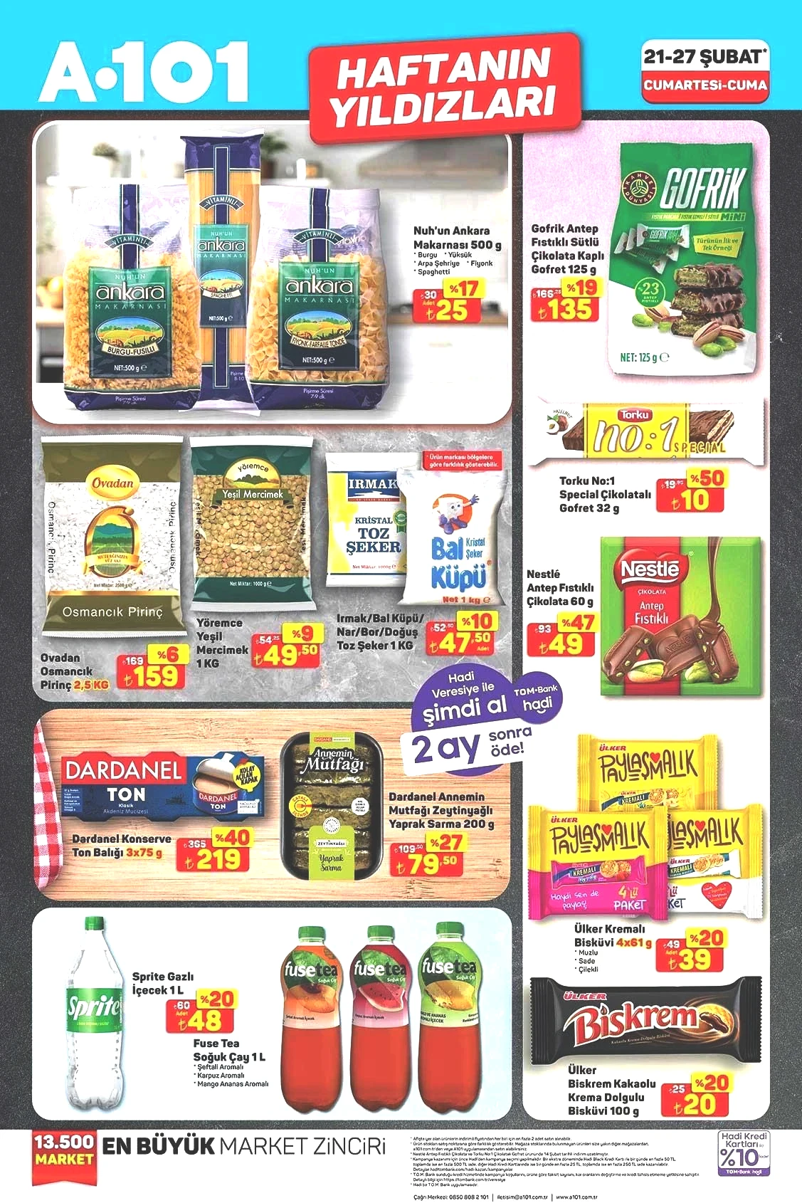 21-27 ŞUBAT A101 AKTÜEL İNDİRİMLERİ
