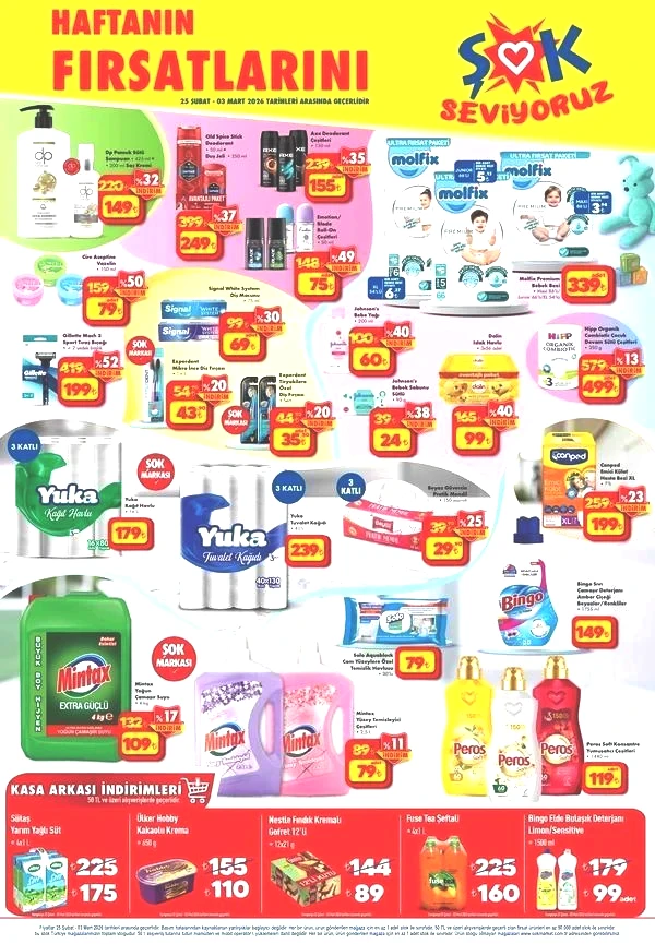 25 ŞUBAT - 3 MART 2026 ŞOK AKTÜEL ÜRÜNLER KATALOĞU
