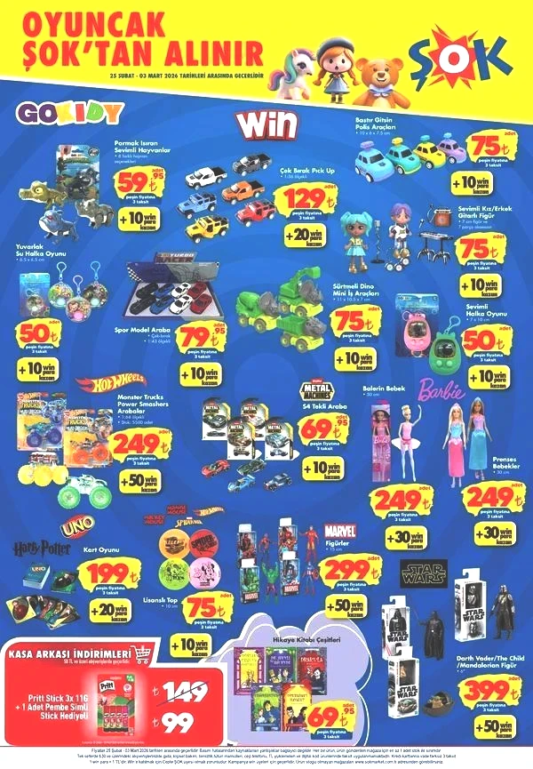 ŞOK 25 ŞUBAT 2026 KATALOĞU YARIN SATIŞTA ŞOK market aktüel ürünler kataloğu indirimleri neler ŞOK katalog bu hafta yepyeni indirimli ürünler