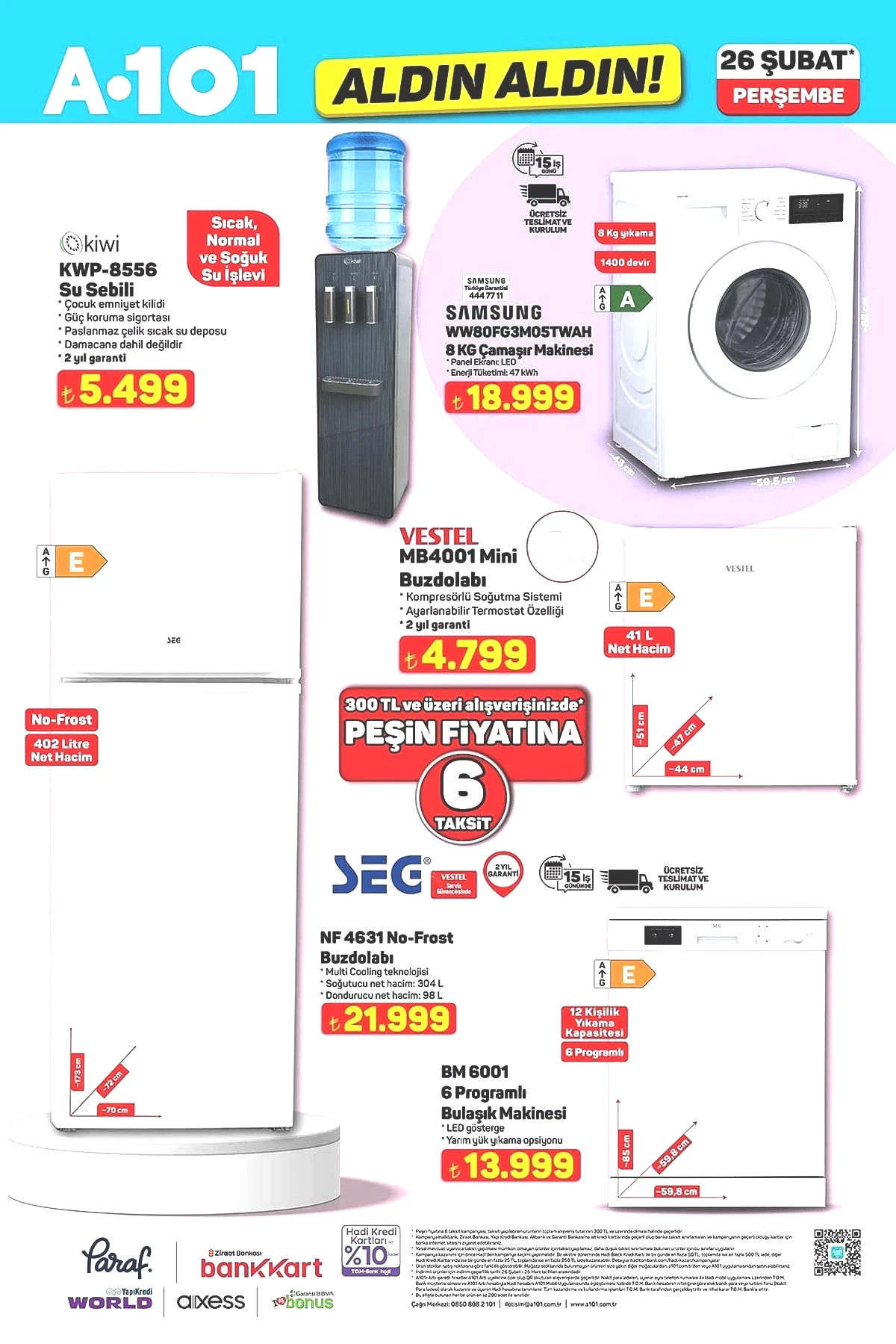 Mini boy, maksimum etki: Vestel Buzdolabı bugün A101’de! - Sayfa 1